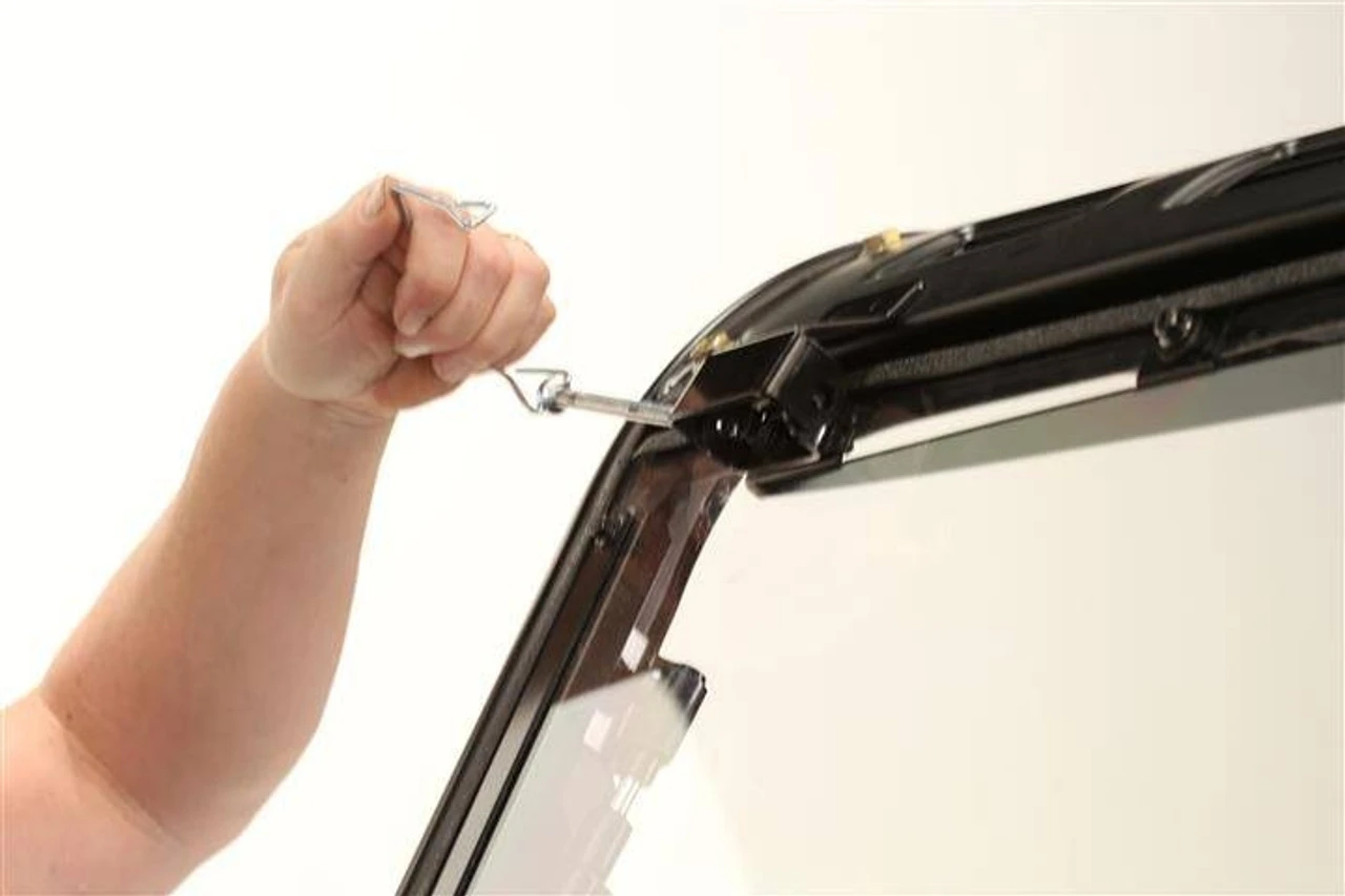 "Polaris Ranger Flip-Up Windshield (60"" Wide) By EMP" 6 "Polaris Ranger Flip-Up Windshield (60"" Wide) By EMP" - Image 4