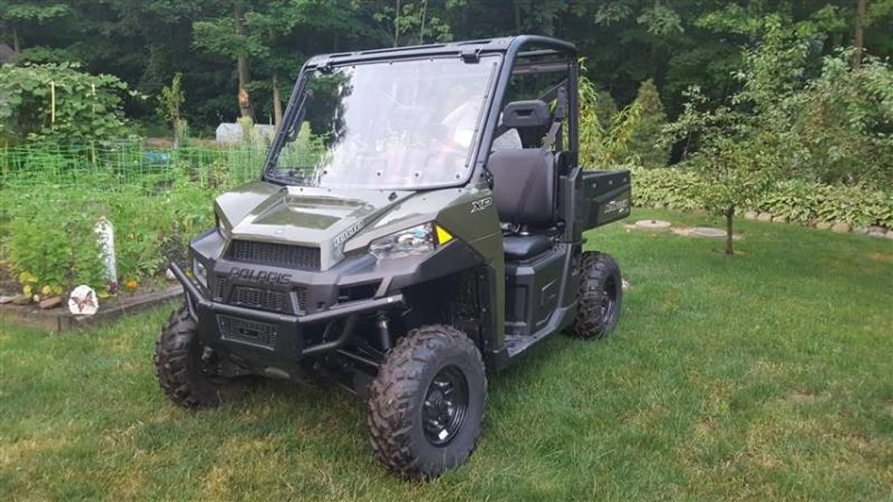 "Polaris Ranger Flip-Up Windshield (60"" Wide) By EMP" 12 "Polaris Ranger Flip-Up Windshield (60"" Wide) By EMP" - Image 10