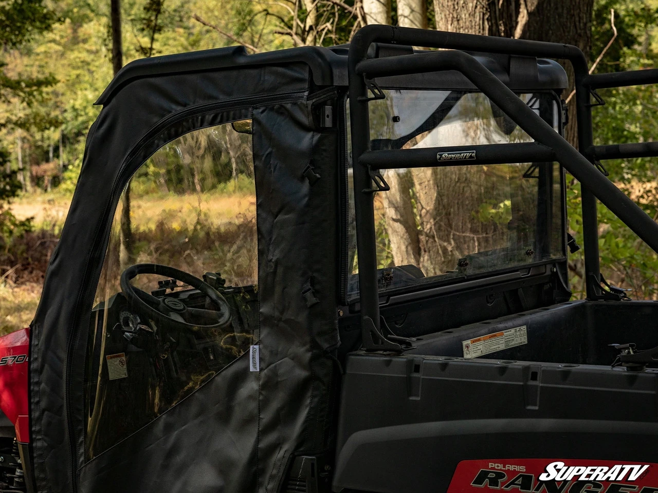 Polaris Ranger 500/ETX/EV Soft Cab Enclosure Doors By SuperATV 9 Polaris Ranger 500/ETX/EV Soft Cab Enclosure Doors By SuperATV - Image 7