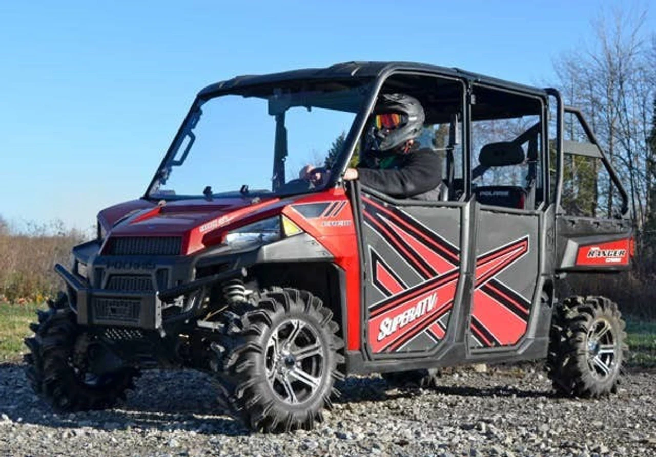 Polaris Ranger XP 900 Crew Aluminum Doors By Super ATV 9 Polaris Ranger XP 900 Crew Aluminum Doors By Super ATV - Image 7