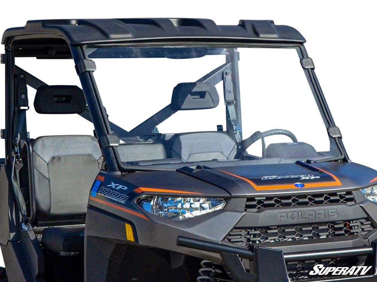 Polaris Ranger Xp 900 Scratch Resistant Full Windshield By Super ATV 3 Polaris Ranger Xp 900 Scratch Resistant Full Windshield By Super ATV