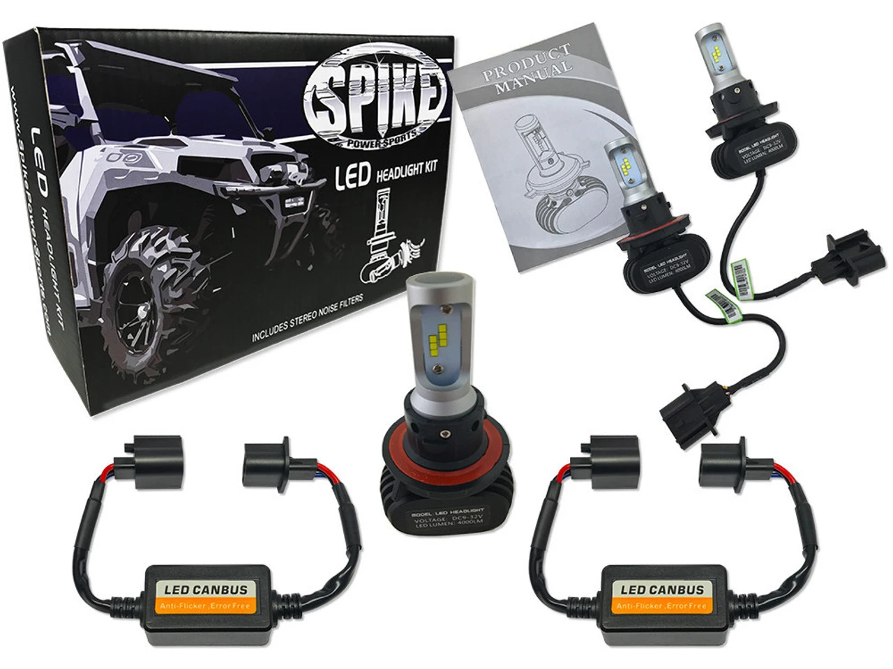 Polaris Ranger 800/XP 900/XP 1000/General LED Replacement Bulb Kit By Spike Powersports 3 Polaris Ranger 800/XP 900/XP 1000/General LED Replacement Bulb Kit By Spike Powersports