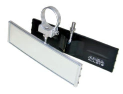 Polaris Ranger 9″ Wide Panoramic Rearview Mirror Post/Clamp Mount By Axia Alloys