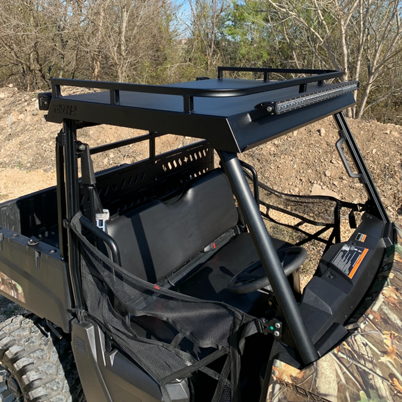 Polaris Ranger Mid-Size Single Cab Aluminum Top (Pro-Fit Frame) By Ranch Armor 4 Polaris Ranger Mid-Size Single Cab Aluminum Top (Pro-Fit Frame) By Ranch Armor - Image 2
