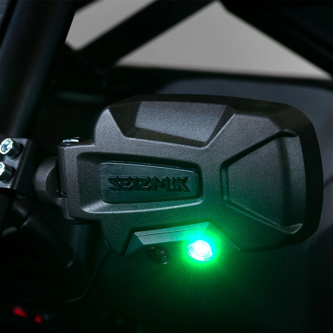 Polaris Ranger 1.75″ Round Bars Side View Mirror With Dual Mode LEDs By Seizmik 10 Polaris Ranger 1.75″ Round Bars Side View Mirror With Dual Mode LEDs By Seizmik - Image 8