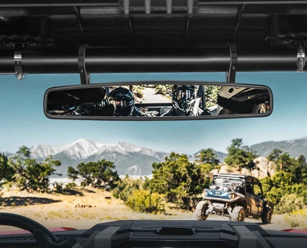 Polaris Ranger Rear View Mirror With 2" Clamps By Kemimoto 11 Polaris Ranger Rear View Mirror With 2" Clamps By Kemimoto - Image 9