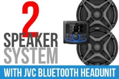 Polaris Ranger Pro XP Complete SSV Works 2-Speaker Plug-&-Play Kit With JVC By SSV Works