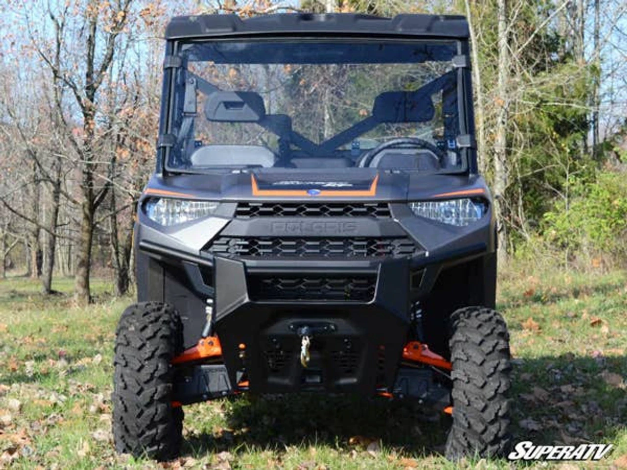 Polaris Ranger Xp 900 Scratch Resistant Full Windshield By Super ATV 4 Polaris Ranger Xp 900 Scratch Resistant Full Windshield By Super ATV - Image 2