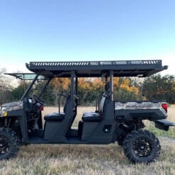 Polaris Ranger 1000 Ultra Extended UTV Top - Overhangs Over Rear Bed By Ranch Armor -Multifunctional Accessories Store polaris ranger 1000 metal roof e 92626.1640972532