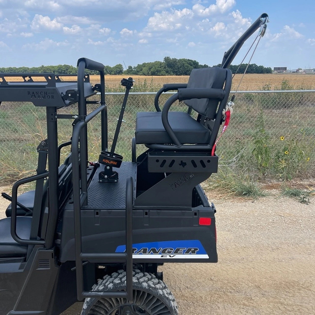 Polaris Ranger Mid-Size 570/ EV Quick Connect Aluminum High Seat By Ranch Armor - Image 6