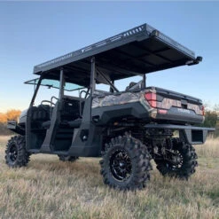 Polaris Ranger 1000 Ultra Extended UTV Top - Overhangs Over Rear Bed By Ranch Armor -Multifunctional Accessories Store polaris ranger ranch armor metal 08936.1640972532