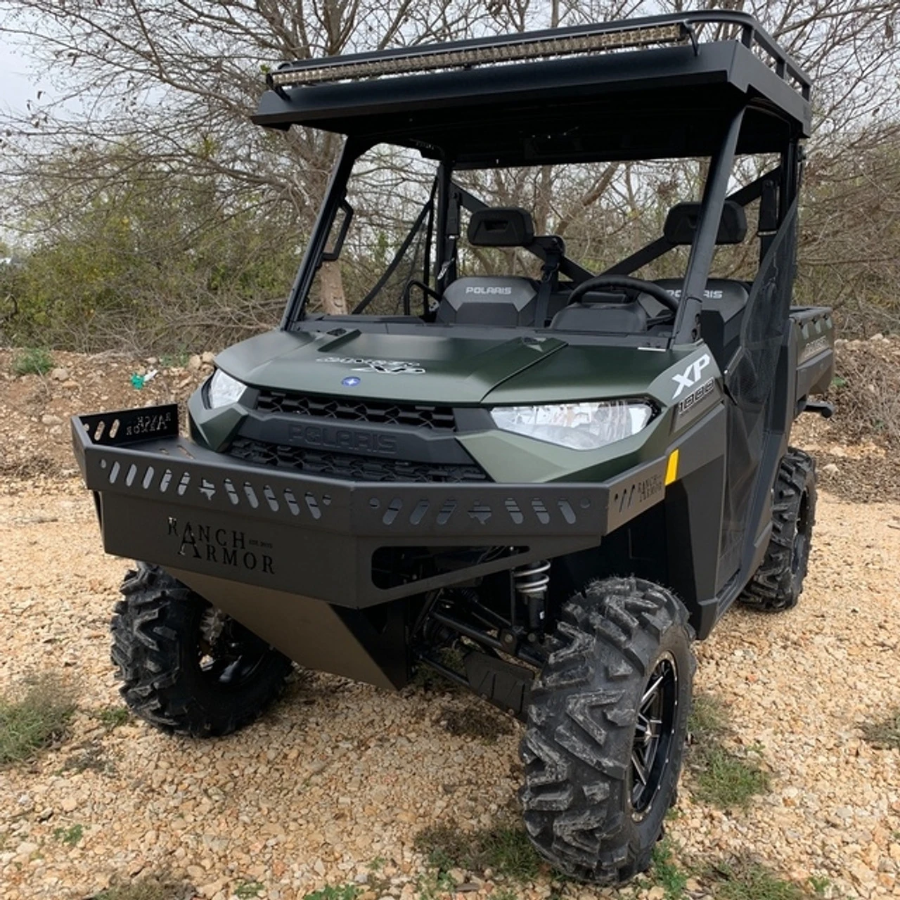 Polaris Ranger 1000 Front Storage Bumper By Ranch Armor 4 Polaris Ranger 1000 Front Storage Bumper By Ranch Armor - Image 2