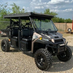 Polaris Ranger 1000 Ultra Extended UTV Top - Overhangs Over Rear Bed By Ranch Armor -Multifunctional Accessories Store polaris ranger ultra extended me 58795.1640972533