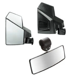 Polaris Ranger Side & Rear View Mirror Combo Kit By Kolpin Powersports