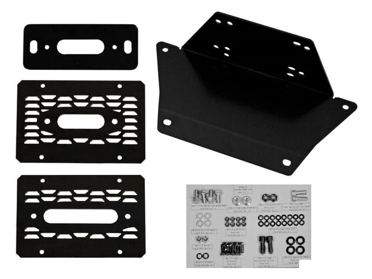 Polaris Ranger XP 1000 Winch Mounting Plate By Super ATV 3 Polaris Ranger XP 1000 Winch Mounting Plate By Super ATV