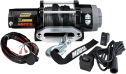 Polaris Ranger Winch 4500 LB With Synthetic Rope MSE By Moose