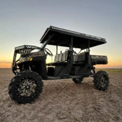 Polaris Ranger 1000 Ultra Extended UTV Top - Overhangs Over Rear Bed By Ranch Armor -Multifunctional Accessories Store ranch armor polaris ranger crew 24179.1640972534
