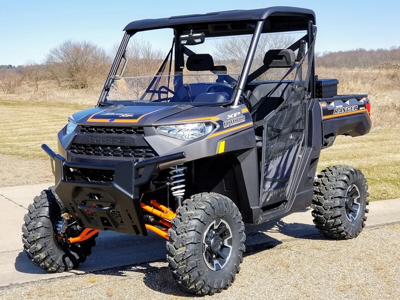Polaris Ranger 570/XP 900/XP 1000 Half Windshield By Spike 4 Polaris Ranger 570/XP 900/XP 1000 Half Windshield By Spike - Image 2