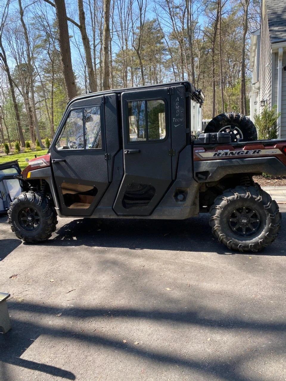 Polaris Ranger Crew 570/XP 900/XP 1000 Full Steel Doors W/ Sliding Windows By Armor Tech 4 Polaris Ranger Crew 570/XP 900/XP 1000 Full Steel Doors W/ Sliding Windows By Armor Tech - Image 2