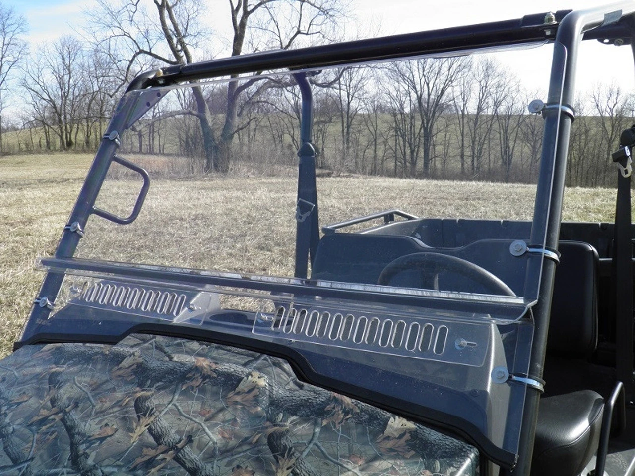 Polaris Ranger 2-Passenger 500/700 2-Pc Scratch-Resistant Windshield By GCL 3 Polaris Ranger 2-Passenger 500/700 2-Pc Scratch-Resistant Windshield By GCL