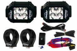 "Polaris Ranger 5 Watt 2X2 E5 A-Pillar Light Kit (1.75"" Clamps) By Lazer Star Lights"