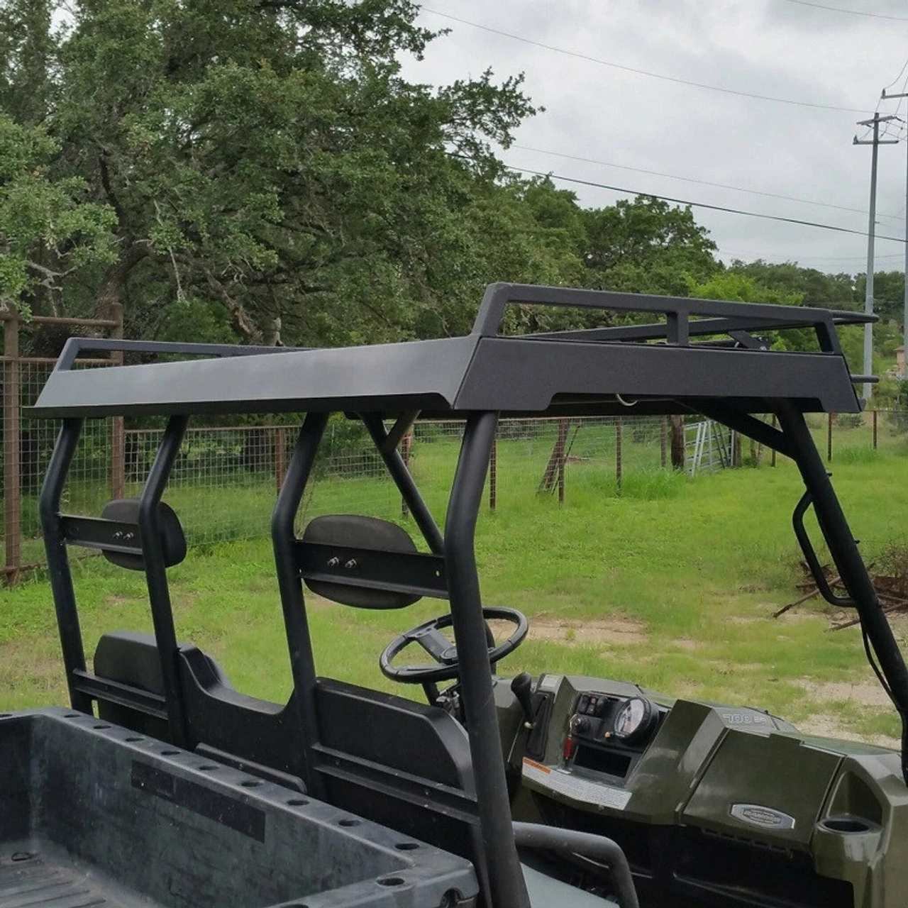 Polaris Ranger Full-Size Single Cab Metal Roof By Ranch Armor 7 Polaris Ranger Full-Size Single Cab Metal Roof By Ranch Armor - Image 5
