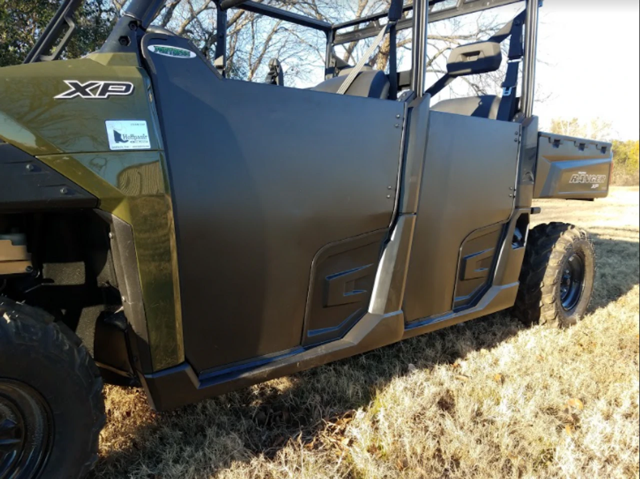 Polaris Ranger Crew 570 / 900 / 1000 Metal Half Doors By Fortress 4 Polaris Ranger Crew 570 / 900 / 1000 Metal Half Doors By Fortress - Image 2