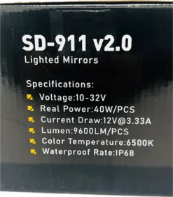 Polaris Ranger All Aluminum Lighted Mirror (Set) By SD Lighting -Multifunctional Accessories Store sd911v2.1 72e7ac2e 19c3 4401 be27 bf7a9b2d7970 1 69577.1707433159