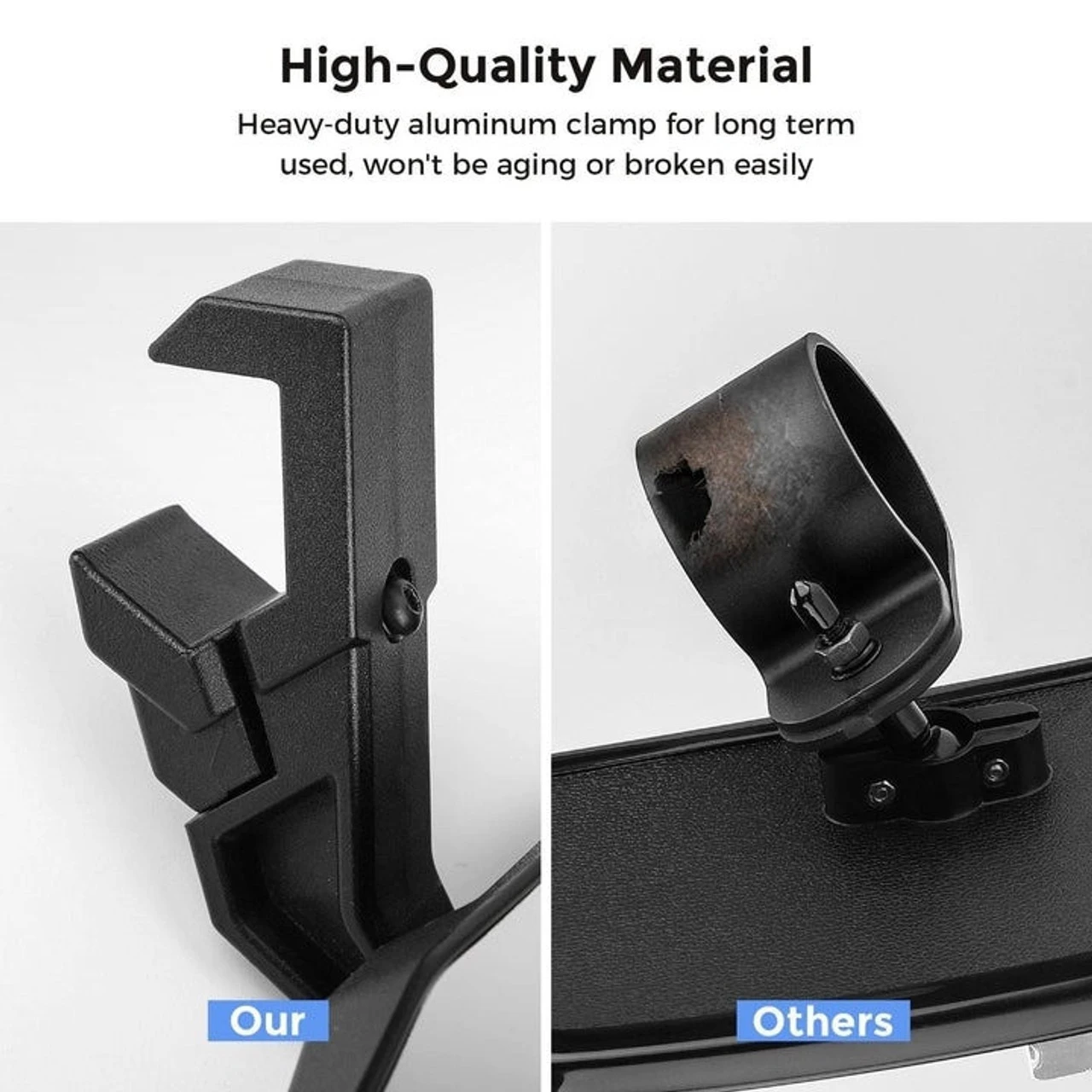 Polaris Ranger 800 Rear View Center Mirror By Kemimoto 7 Polaris Ranger 800 Rear View Center Mirror By Kemimoto - Image 5