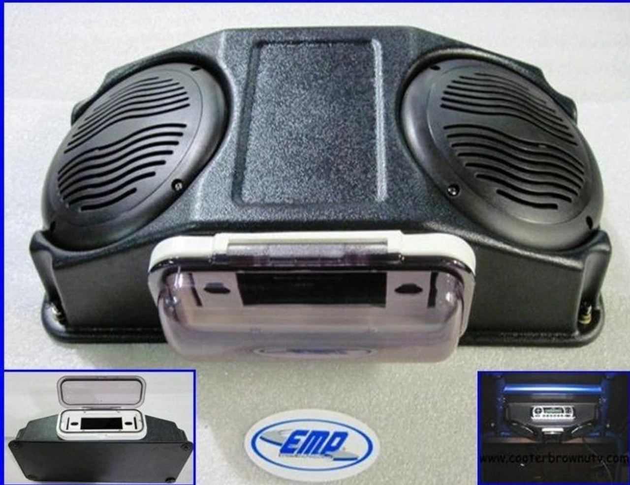 Polaris Ranger Cooter Brown UTV Stereo By EMP 3 Polaris Ranger Cooter Brown UTV Stereo By EMP