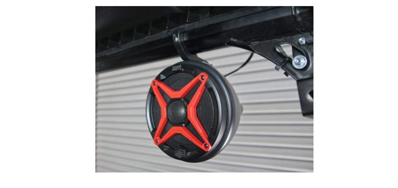 "Polaris Ranger Cage Mount Pods Including Clamps With 120 Watt 6 1/2"" Speakers By SSV Works" 4 "Polaris Ranger Cage Mount Pods Including Clamps With 120 Watt 6 1/2"" Speakers By SSV Works" - Image 2