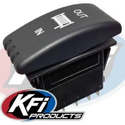 Polaris Ranger 4500 Lbs UTV Winch With Steel Cable Wide By KFI Products -Multifunctional Accessories Store utv drs k 01 1 8 47808.1630694843