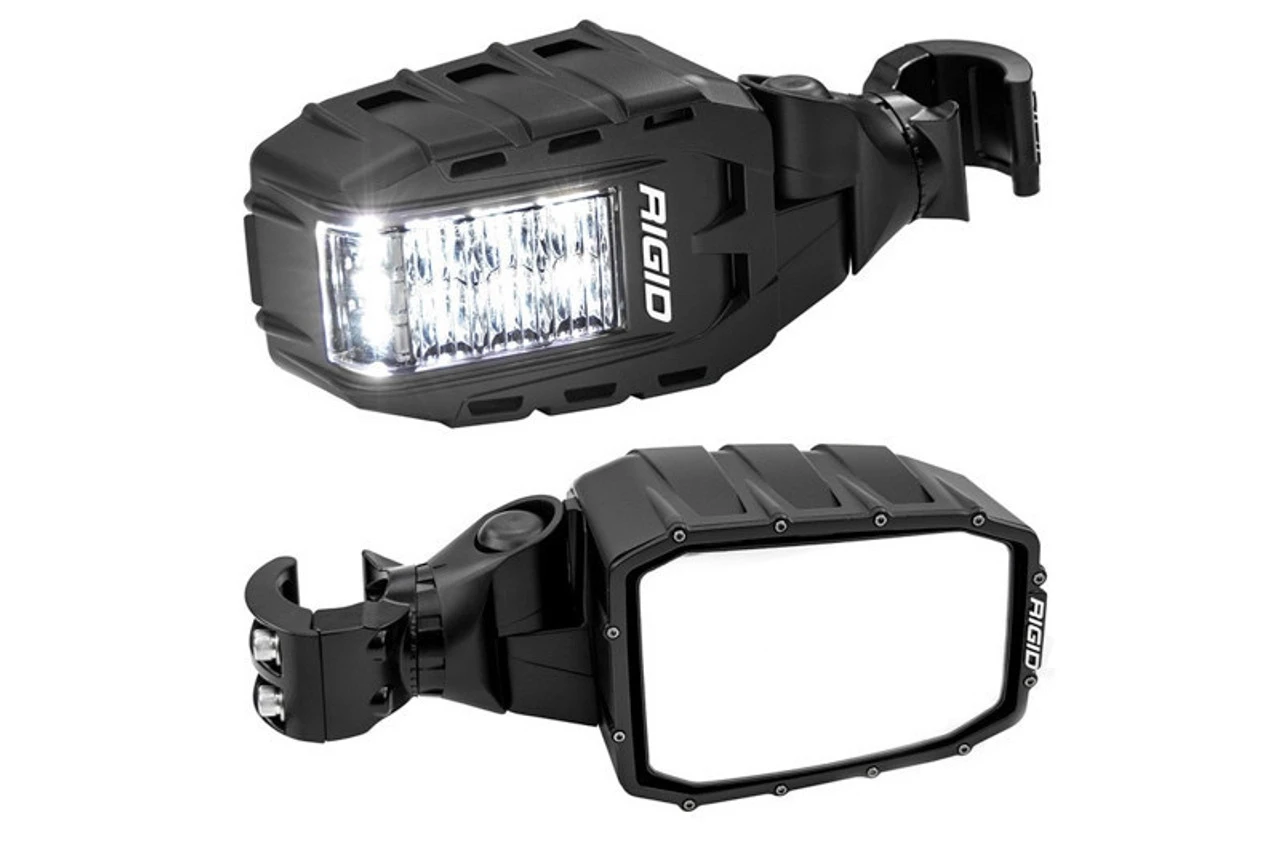 "Polaris Ranger Reflect Off-Road LED UTV & Side-by-Side Rear-View Mirrors (Pair) Fits : 1.75-2.00"" Round Roll Cages By Rigid Industries" 14 "Polaris Ranger Reflect Off-Road LED UTV & Side-by-Side Rear-View Mirrors (Pair) Fits : 1.75-2.00"" Round Roll Cages By Rigid Industries" - Image 12