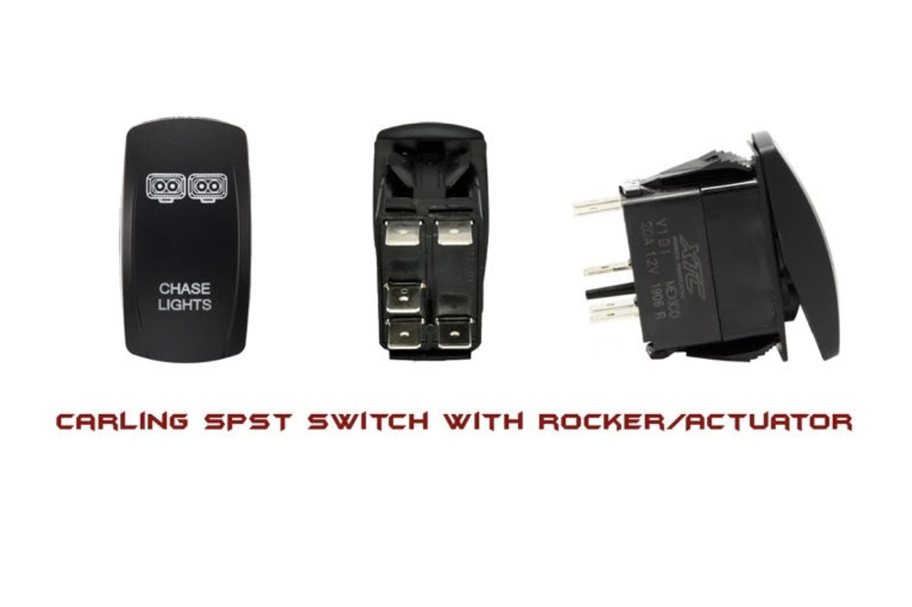 Polaris Ranger Carling Switch With Chase Lights Actuator/Rocker By XTC Power Products 4 Polaris Ranger Carling Switch With Chase Lights Actuator/Rocker By XTC Power Products - Image 2