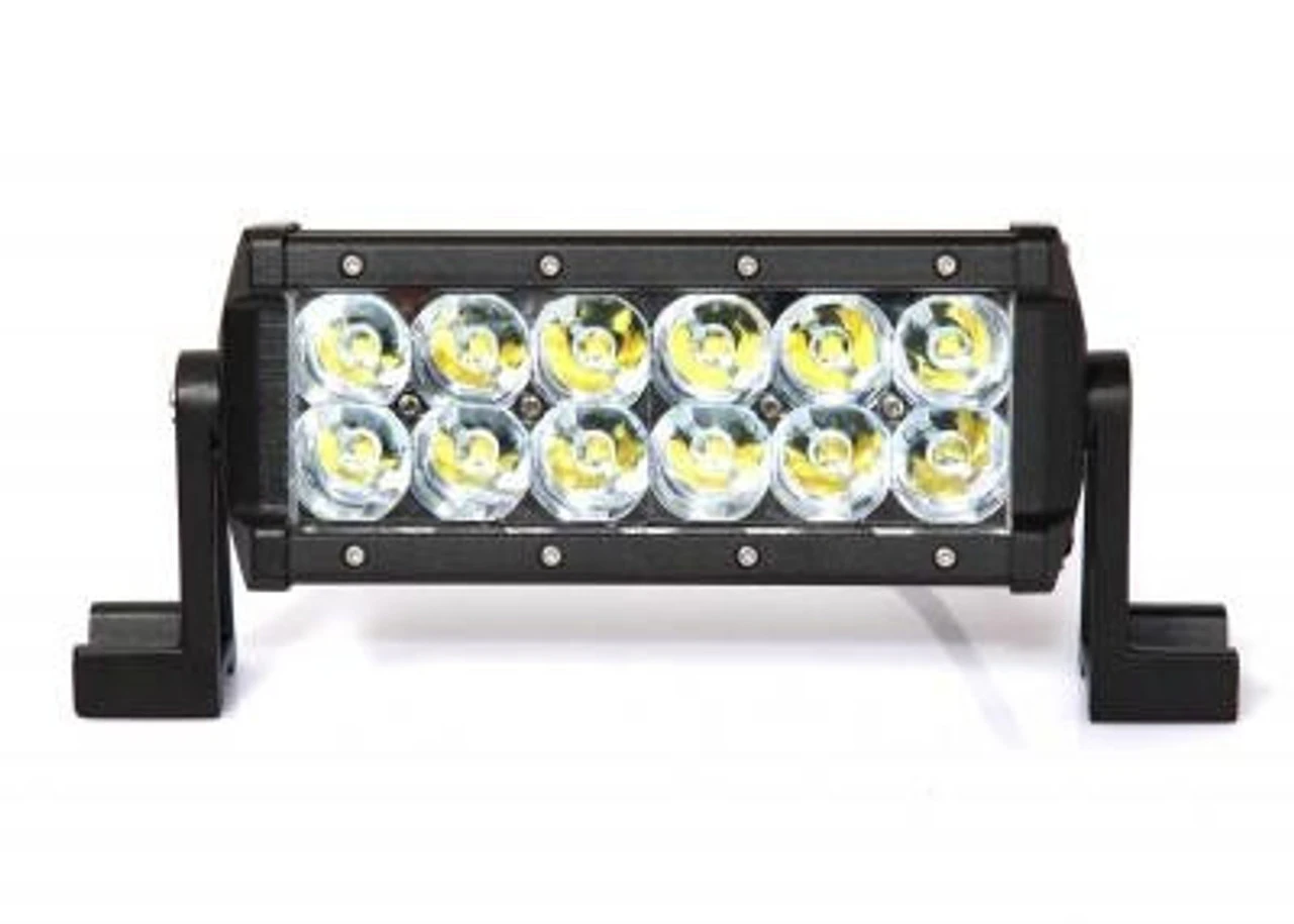 Polaris Ranger 8 Inch LED Light Bar Dual Row 36 Watt Spot Ultra II Series By Quake LED 4 Polaris Ranger 8 Inch LED Light Bar Dual Row 36 Watt Spot Ultra II Series By Quake LED - Image 2