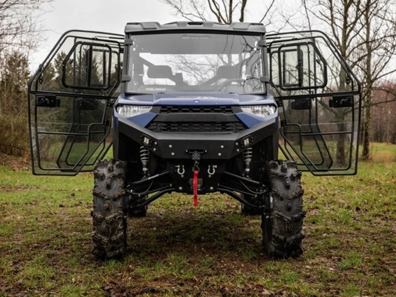 Polaris Ranger XP 1000 Crew Convertible Cab Enclosure Doors By SuperATV 6 Polaris Ranger XP 1000 Crew Convertible Cab Enclosure Doors By SuperATV - Image 4